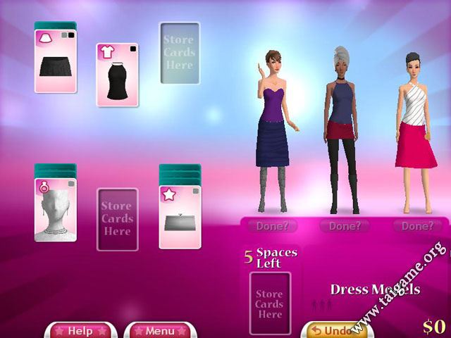 the game fashion solitaire